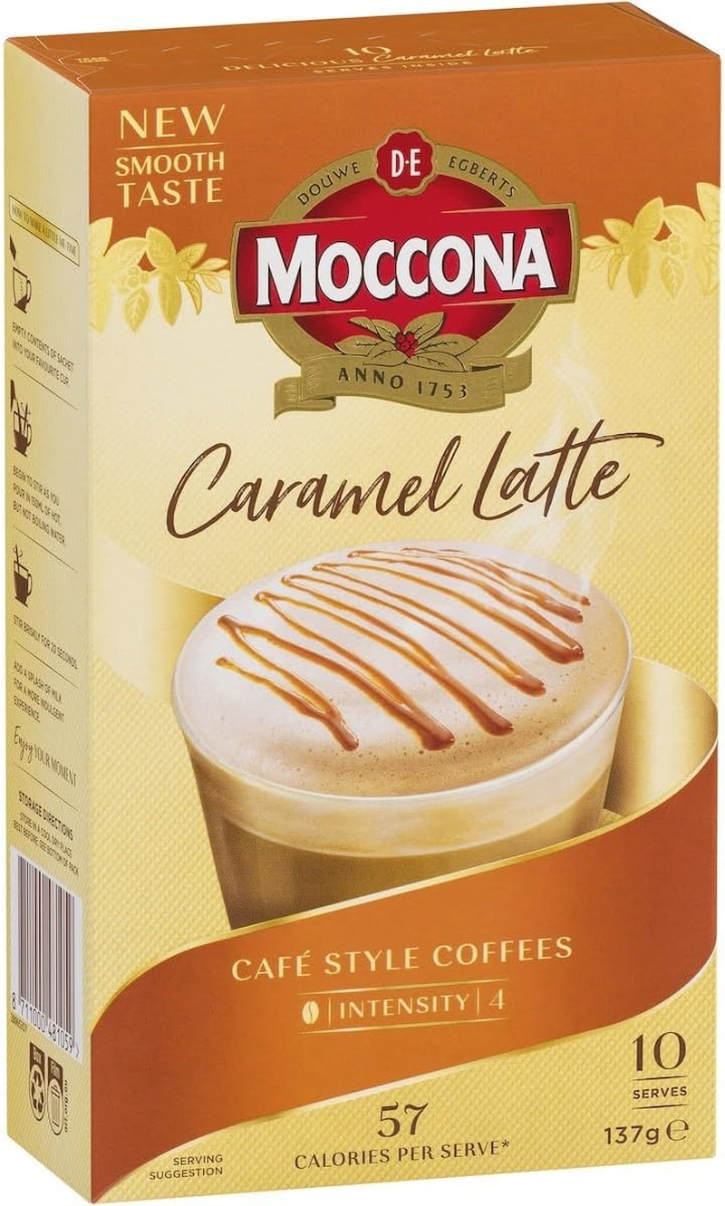 Moccona Caramel Latte - 10 Pack image number 2