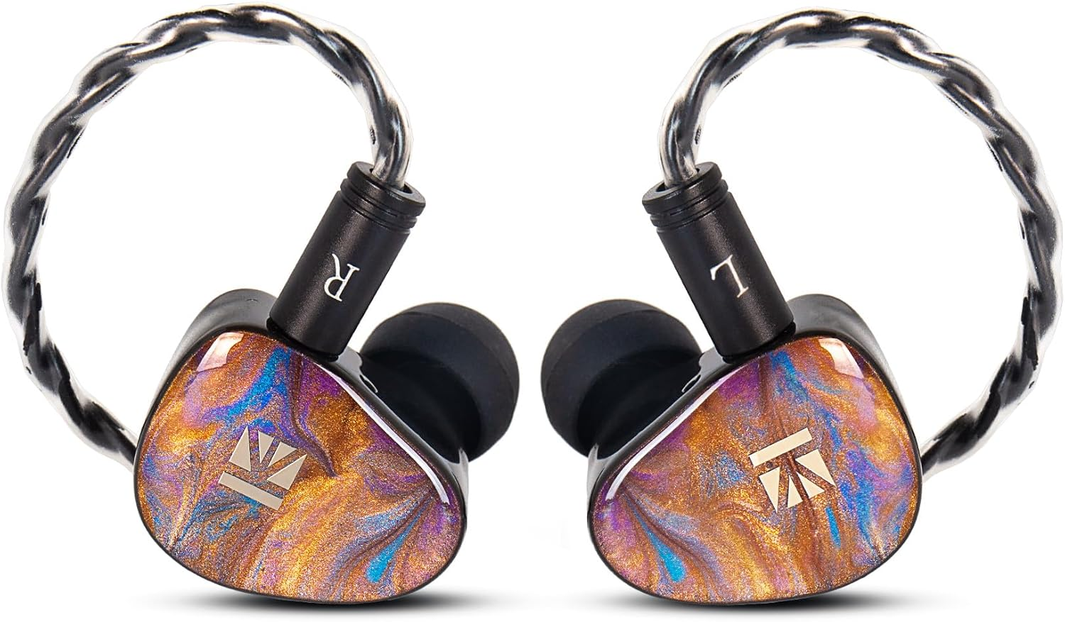 Keephifi KBEAR KB02 in Ear Monitors for Musicians,Wired IEM Earphones with 10Mm Elastic-Piece Bone Conduction&Beryllium-Plated Diaphragm DD Hybrid,Ultra Strong Bass,Dj Headphones for Stage,Vocals