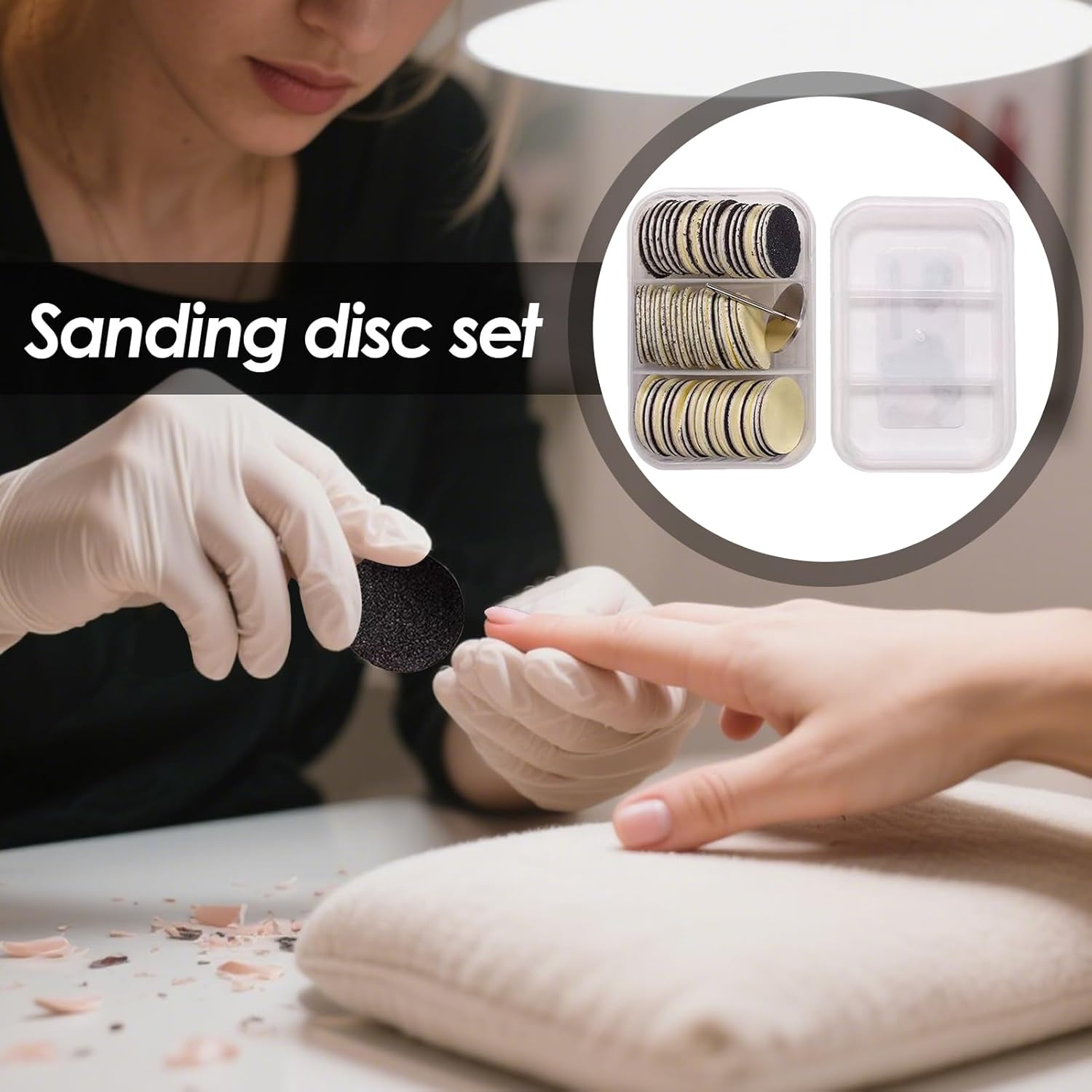 Jvjggag Dog Nail File Board | Professional Nail Files | Foot Hand Care Tool for Wedding Friends Bridal Manicure Family Seniors Pedicure Spa Home Travel Kids image number 1