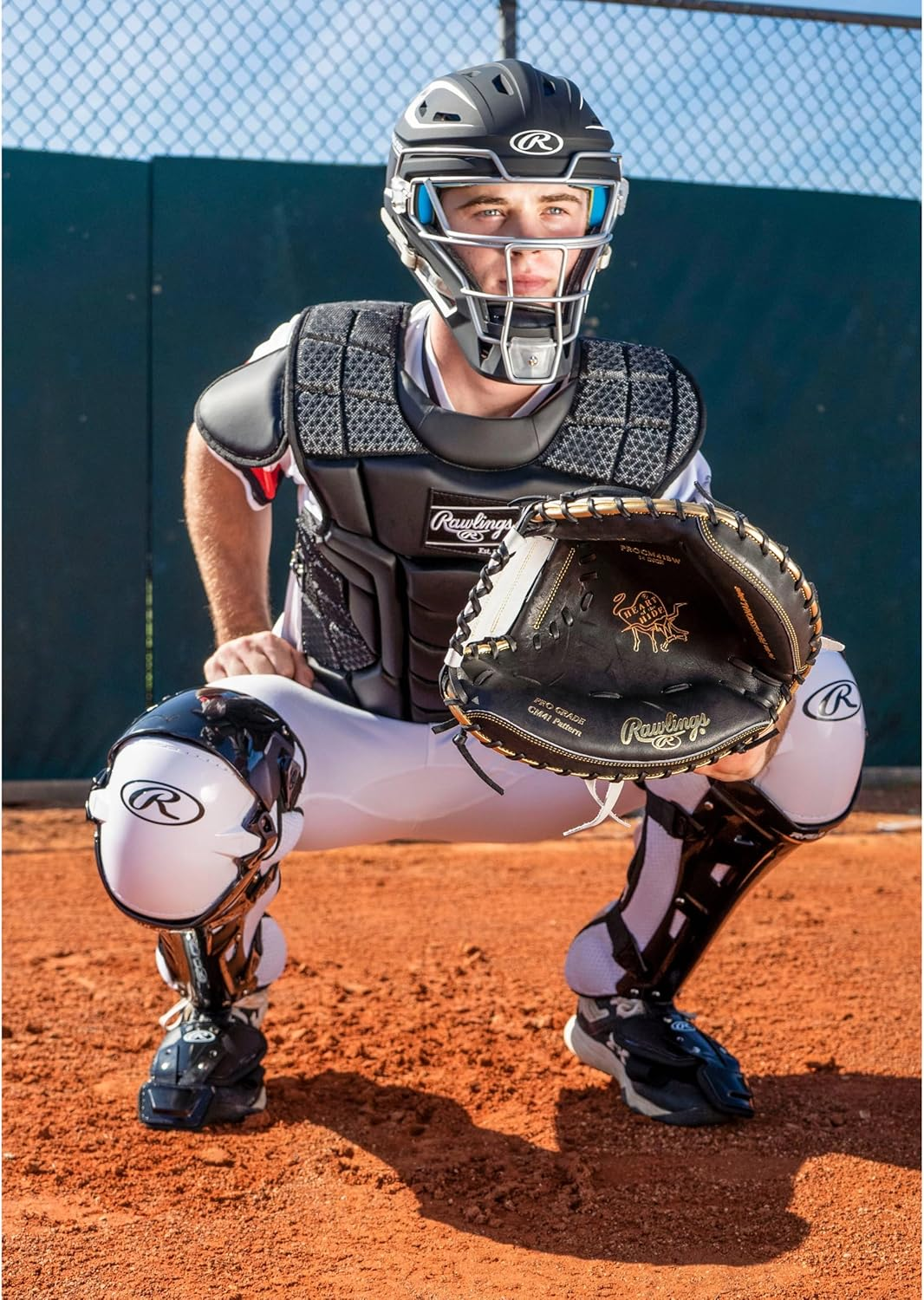 Rawlings Mach Collegiate Level Baseball Catcher'S Chest Protector image number 4