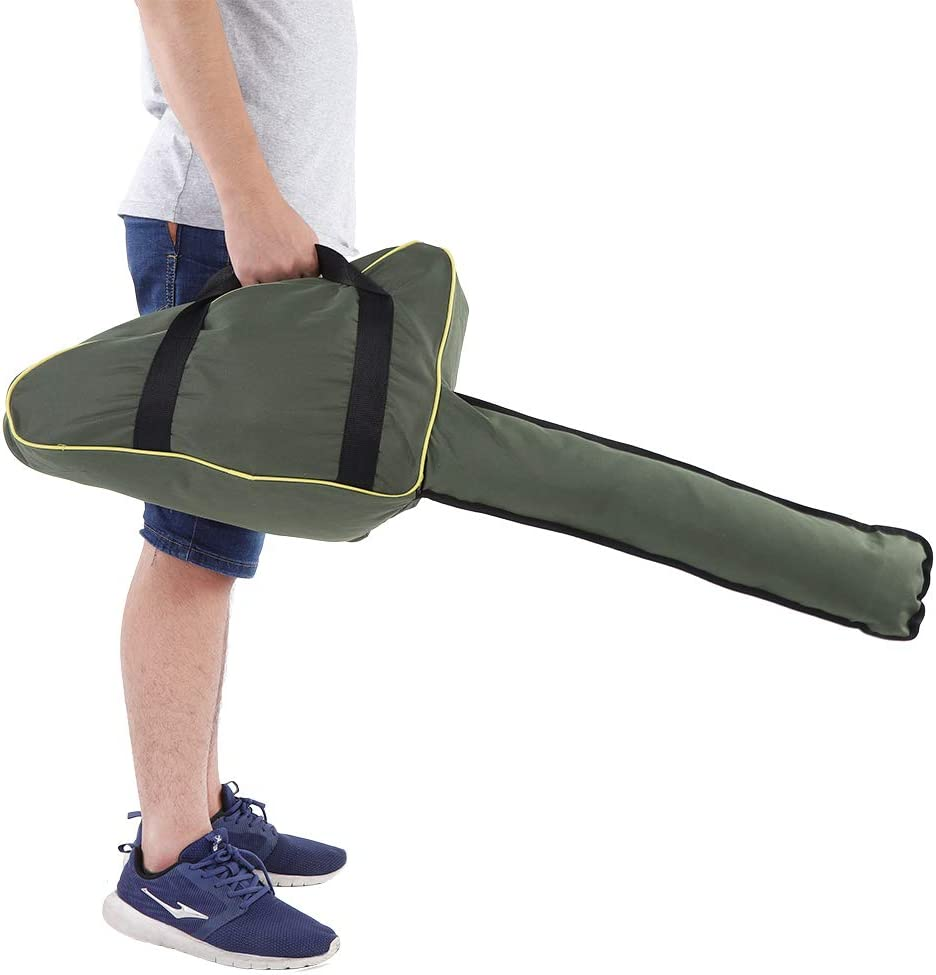 Chainsaw Carrying Bag, Long Zipper Design Chainsaw Case Bag 36.22 X 11.42 X 8.66Inch Chainsaw Protective Box for Outdoor for Lawn(Green) image number 4