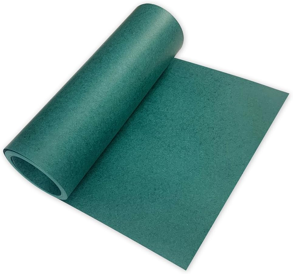 Electrical Insulating Fish Paper 200Mm(7.9In) Width, 5M(16.4Ft) Length, 0.2Mm Thickness, Green Insulator Gasket for Electrical Protection, Wear & Tear Resistant image number 4