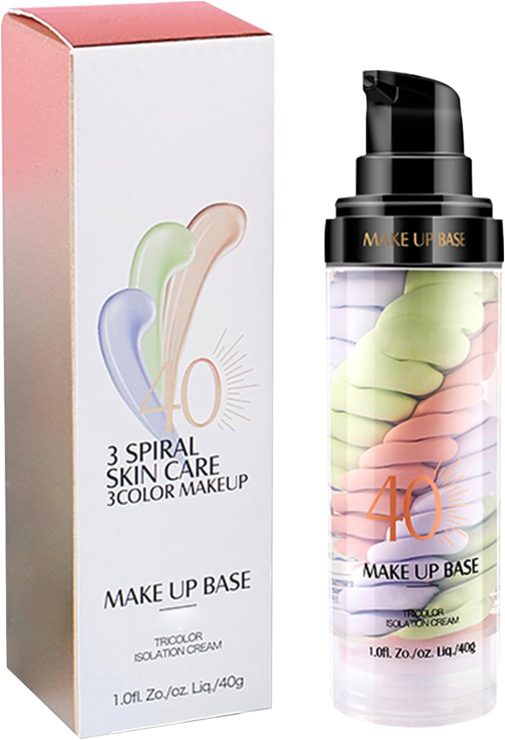 TBTFW 3 in 1 Primer for Face before Makeup, ​​One Step Color Corrector, Oil Control​​ Waterproof & Sweat-Proof​​, Suitable for All Skin Types