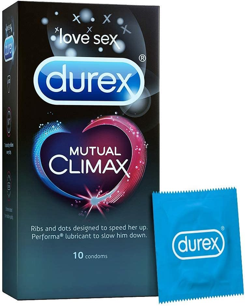 Durex Mutual Climax, Extra Time & Extra Dots Condoms (Pack of 30)