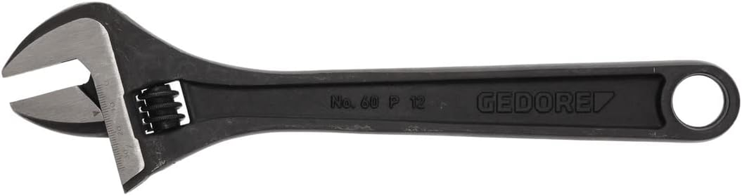 Gedore Phosphated Adjustable Open End Spanner, 12-Inch Length image number 4