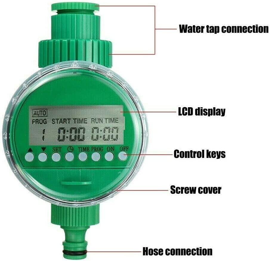 50M Hose Garden Irrigation System with Timer Plant Watering DIY Micro Drip Kits for Outdoor Plants, Greenhouse, Lawn, Patio & Flower Beds (152PCS KIT) image number 4