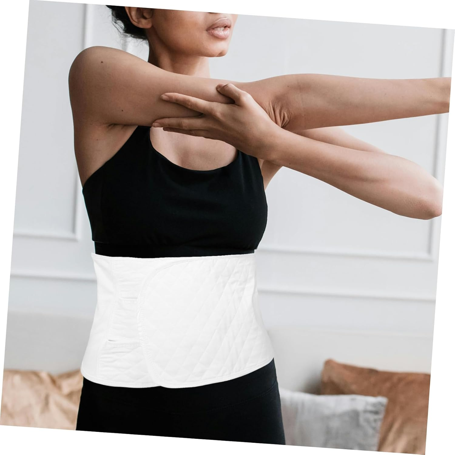 YARNOW Postpartum Belly Wraps Adjustable Maternity Waist Trainer Breathable and Comfortable Pregnancy Belly Support Belt