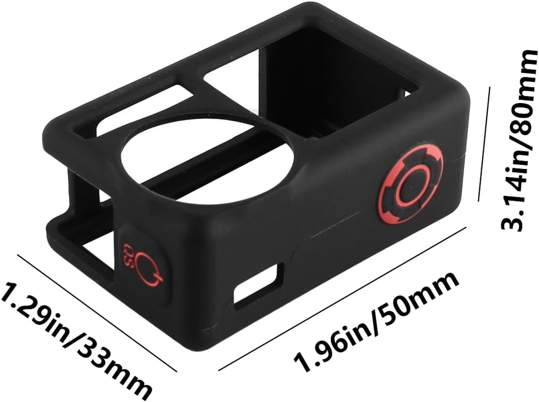VOANZO Action5Pro Silicone Case for Sports Camera, Drop-Resistant, Scratch-Resistant, Shockproof, Flexible Outdoor Camera Accessories for Travel Adventure image number 4