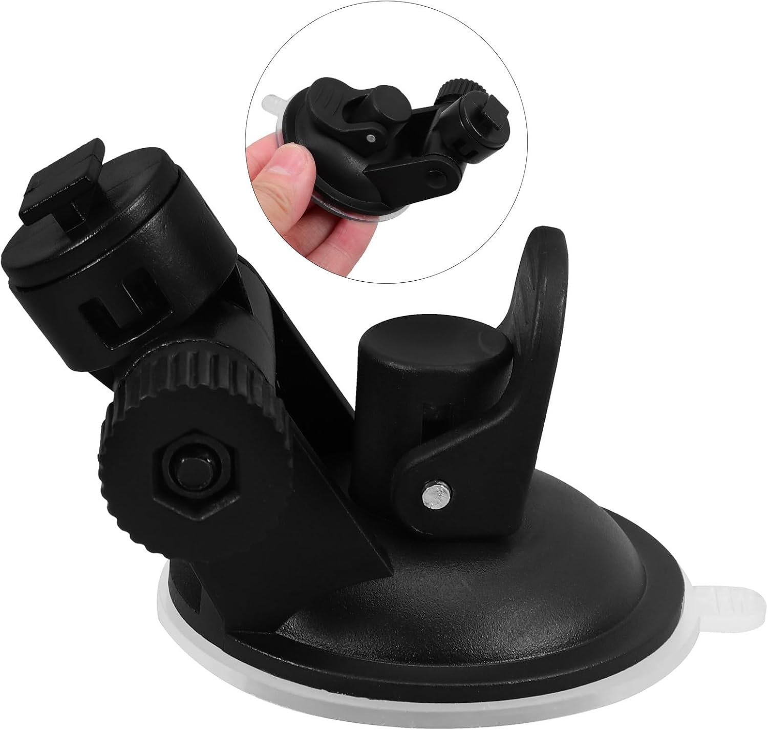 ULDIGI 2Pcs Universal Dash Cam Mount Holder with Strong Black Suction Cup, Car Camera Suction Cup Mount for Front Windscreen, Compatible with Most Dash Cameras image number 6