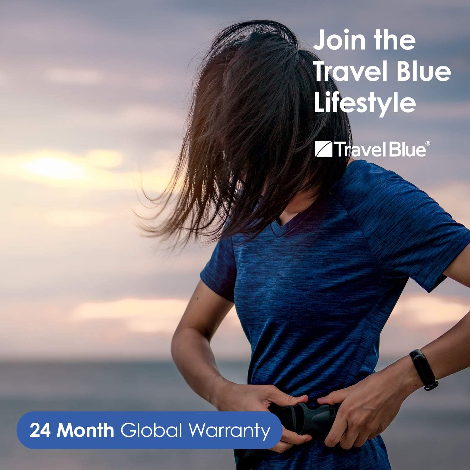 Travel Blue Security Money Belt &ndash; Premium Water-Resistant Waist Pouch for Cash, Passport & Cards (Black) - Beige image number 5