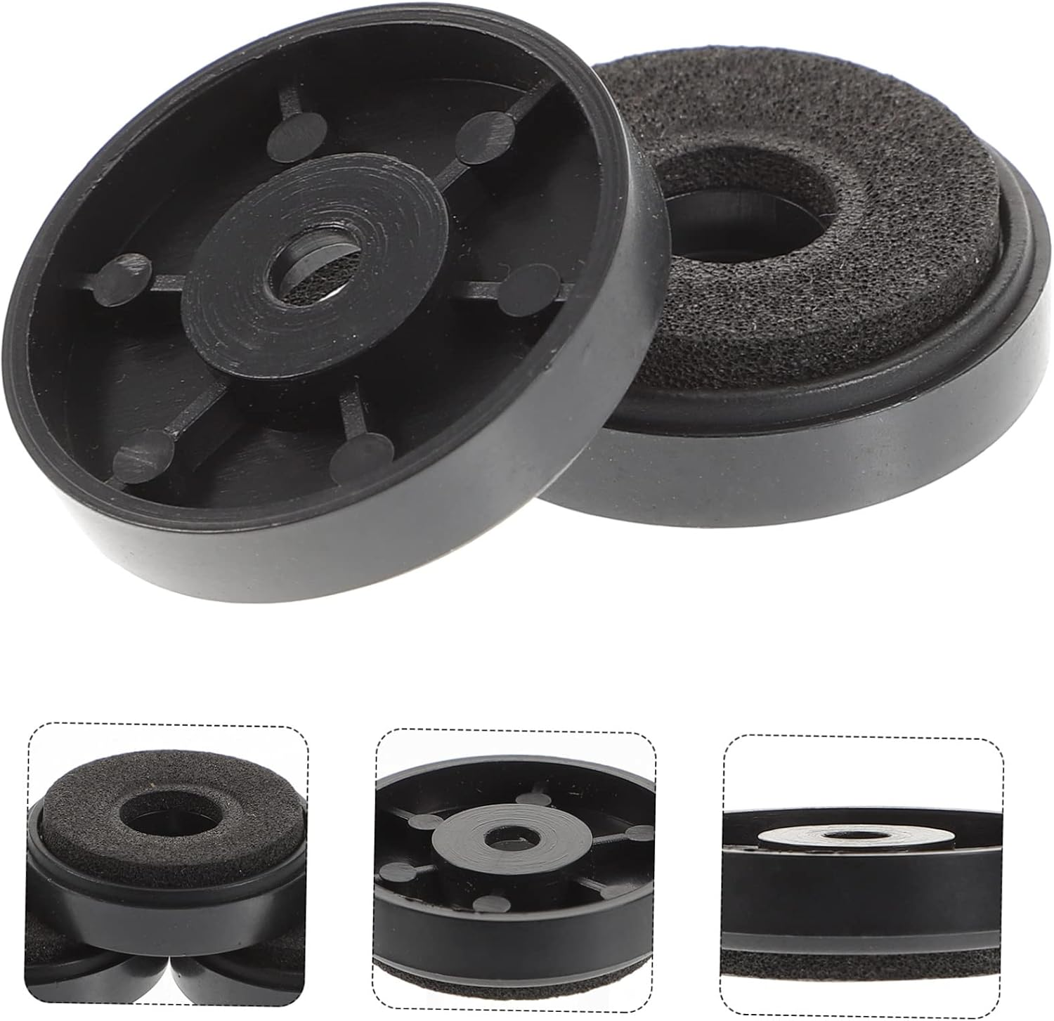 SUPVOX 10Pcs Speaker Isolation Pad and Subwoofer Isolation Feet Set, 30X8Mm Foam Vibration Dampers for Hifi Audio Equipment and Turntable Stand Noise Reduction in Home Theater image number 4