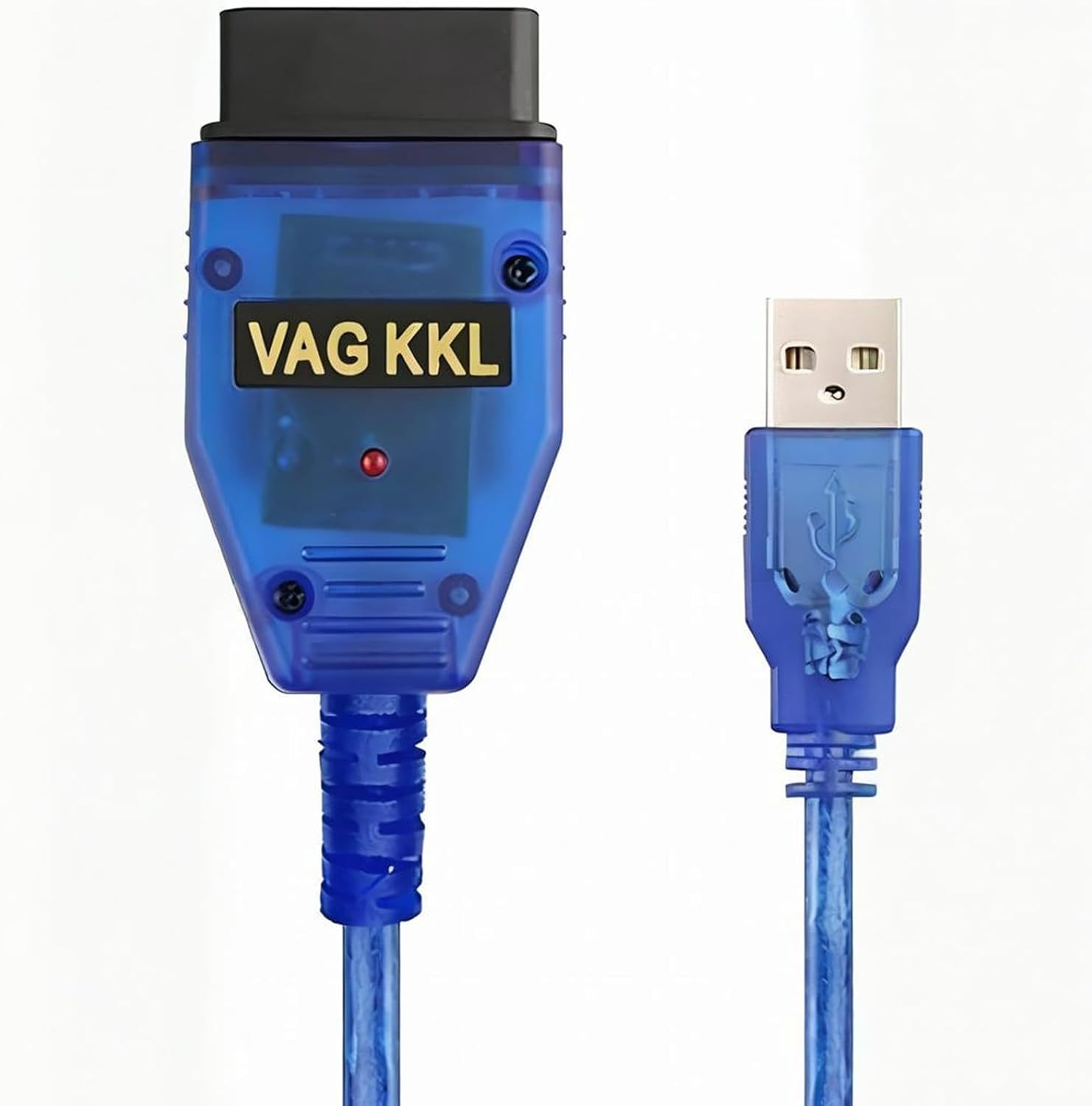 Yeanifeana OBD2 Diagnostic USB Cable for VW, Audi, VAG KKL 409.1 ECU Scanner Cable, Compatible with VCDS Software for Car Engine Diagnostics & Coding