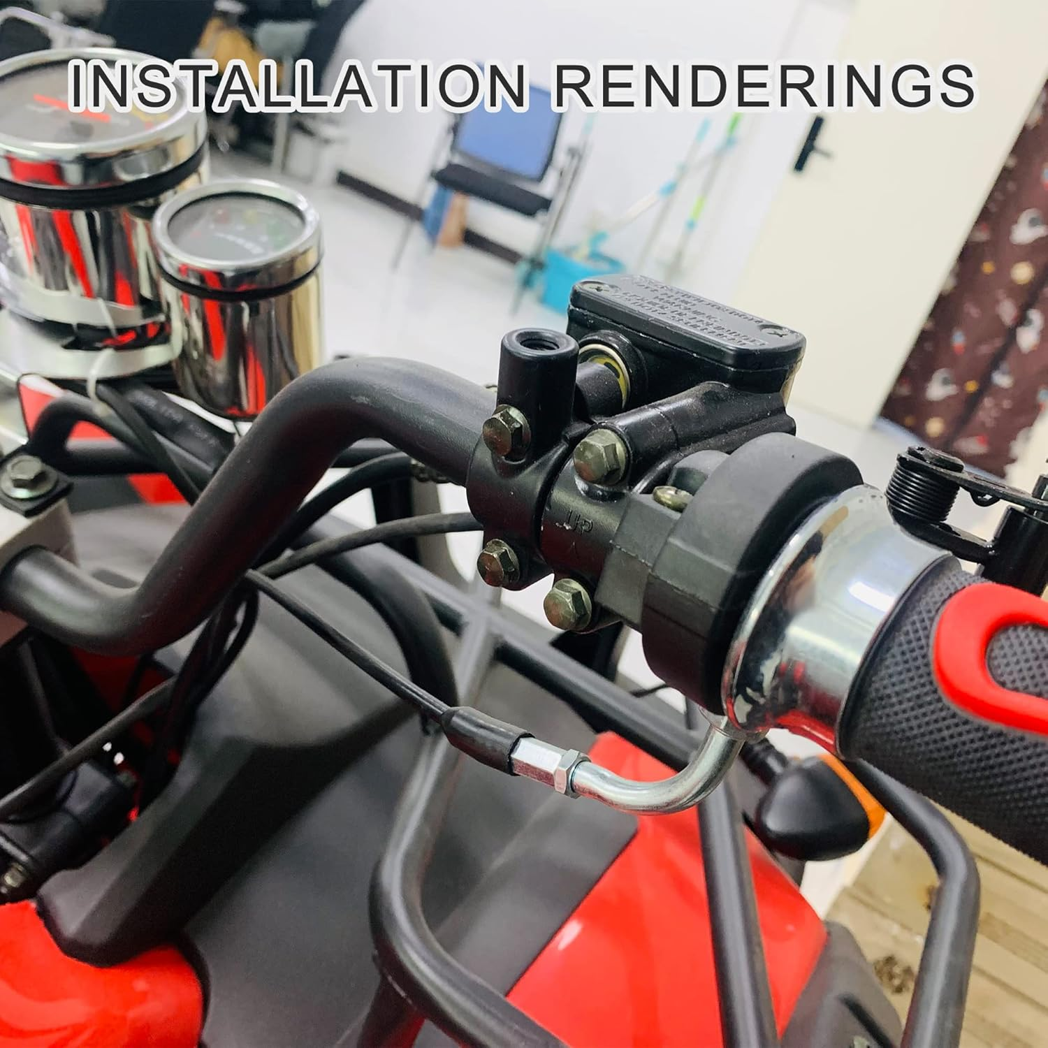 GOOFIT 79" Throttle Cable for 50Cc Chinese Moped Scooter Motor Scooter image number 4