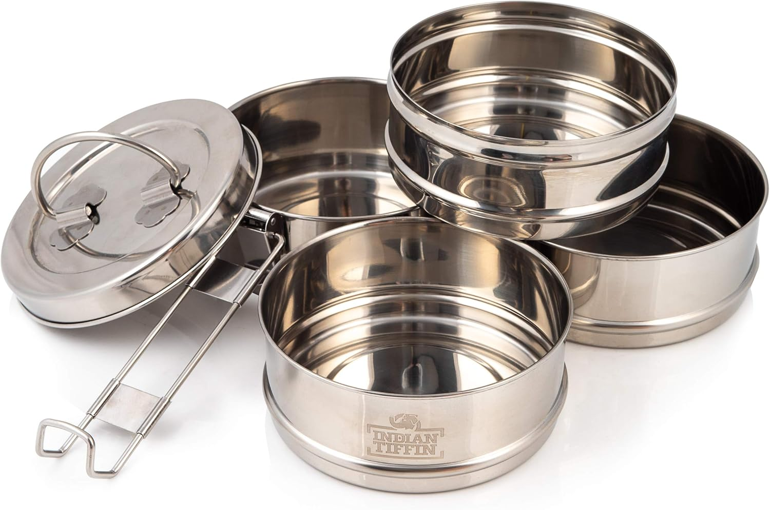 Indian-Tiffin 4 Tier Tiffin Box image number 2