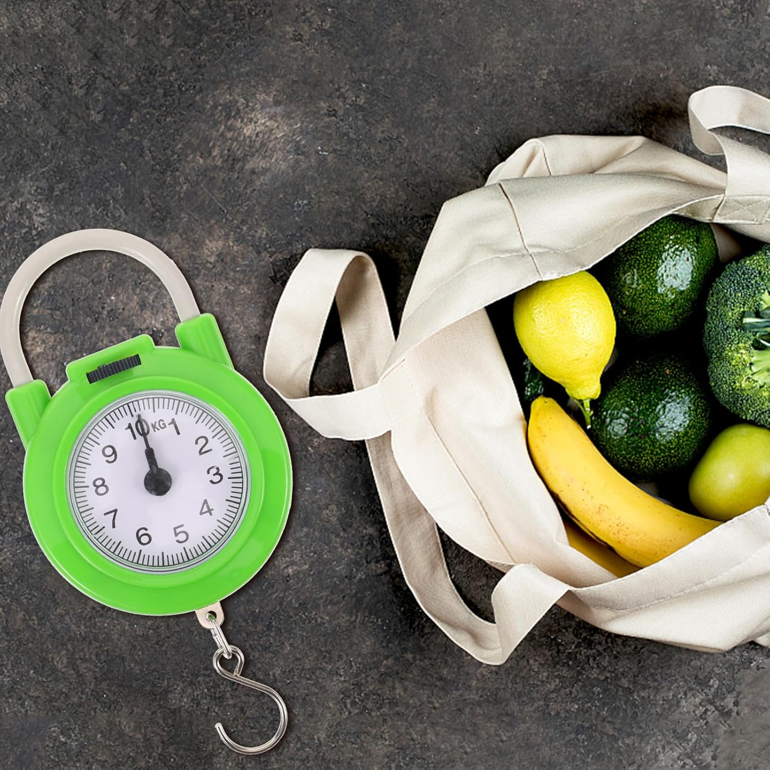 Abaodam Portable Spring Scale for Luggage Weight Manual Travel Suitcase Scale High Precision Small for Easy Carry image number 4