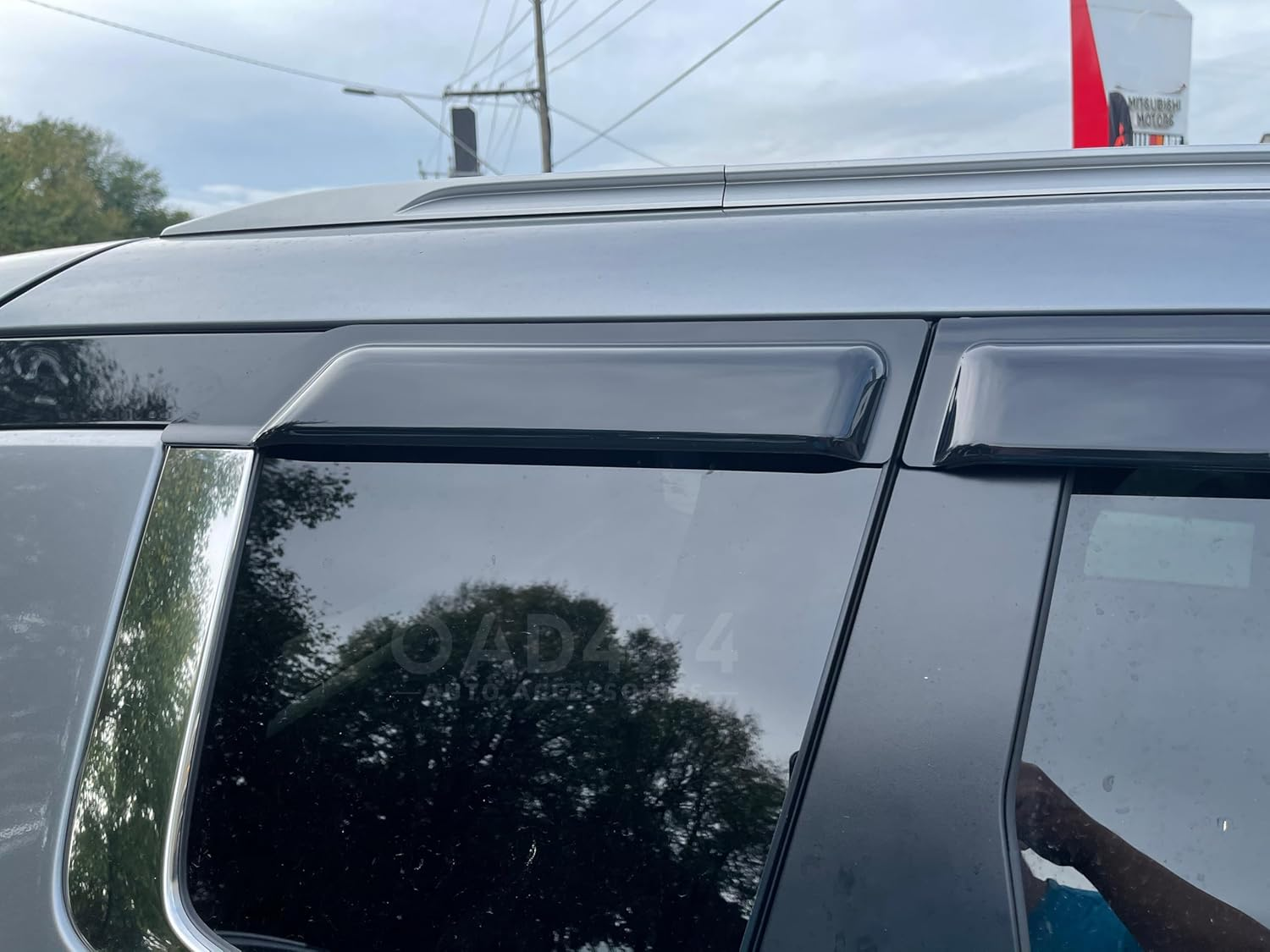 OAD4X4 Weathershields Compatible with Mitsubishi Outlander ZM Series 2021-Onwards, Weather Shields Window Visors Wind Deflectors Sun Rain Guard 6PCS Set