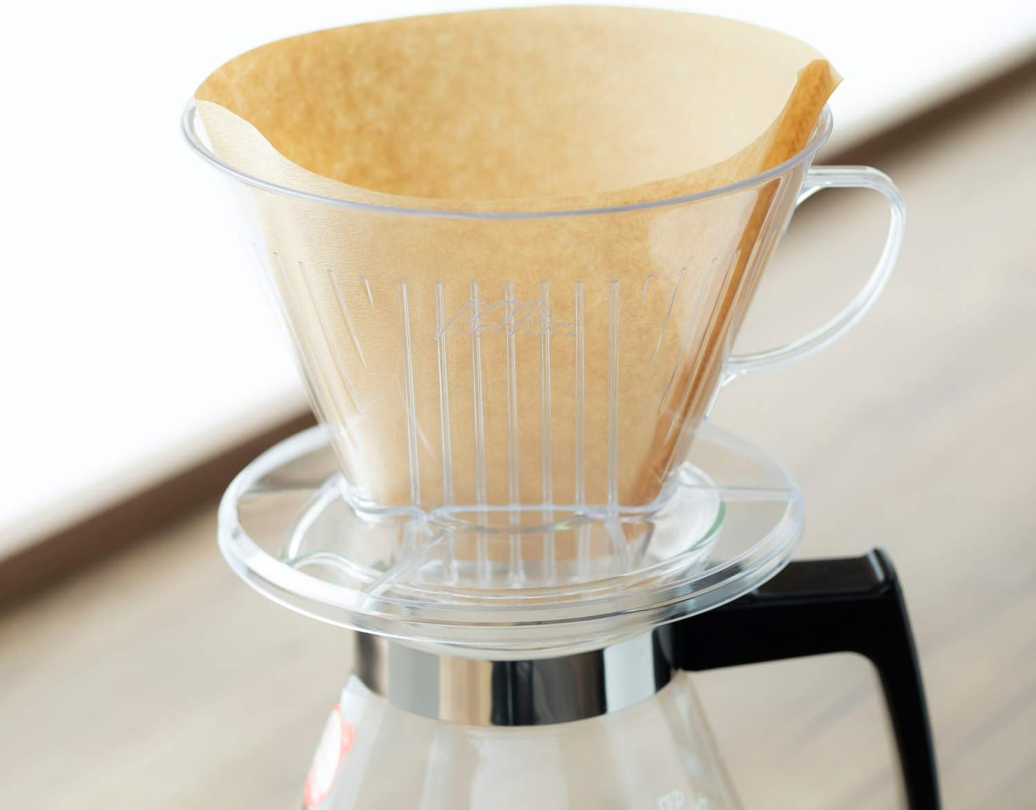 Karita FP102 Coffee Filter Paper, for 2-4 People, 100 Sheets X 2 Bags, Brown #13129 image number 1