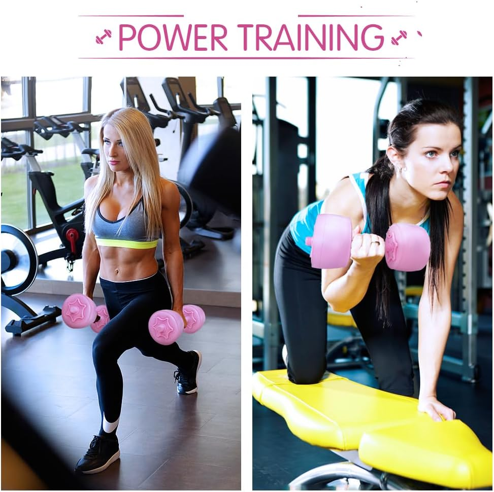 Water Dumbbells Set, Dumbbells Water Fillable, Travel Dumbbells, Adjustable Dumbbell Weight, Portable, for Men and Women - Strength Training - Fitness Training image number 3