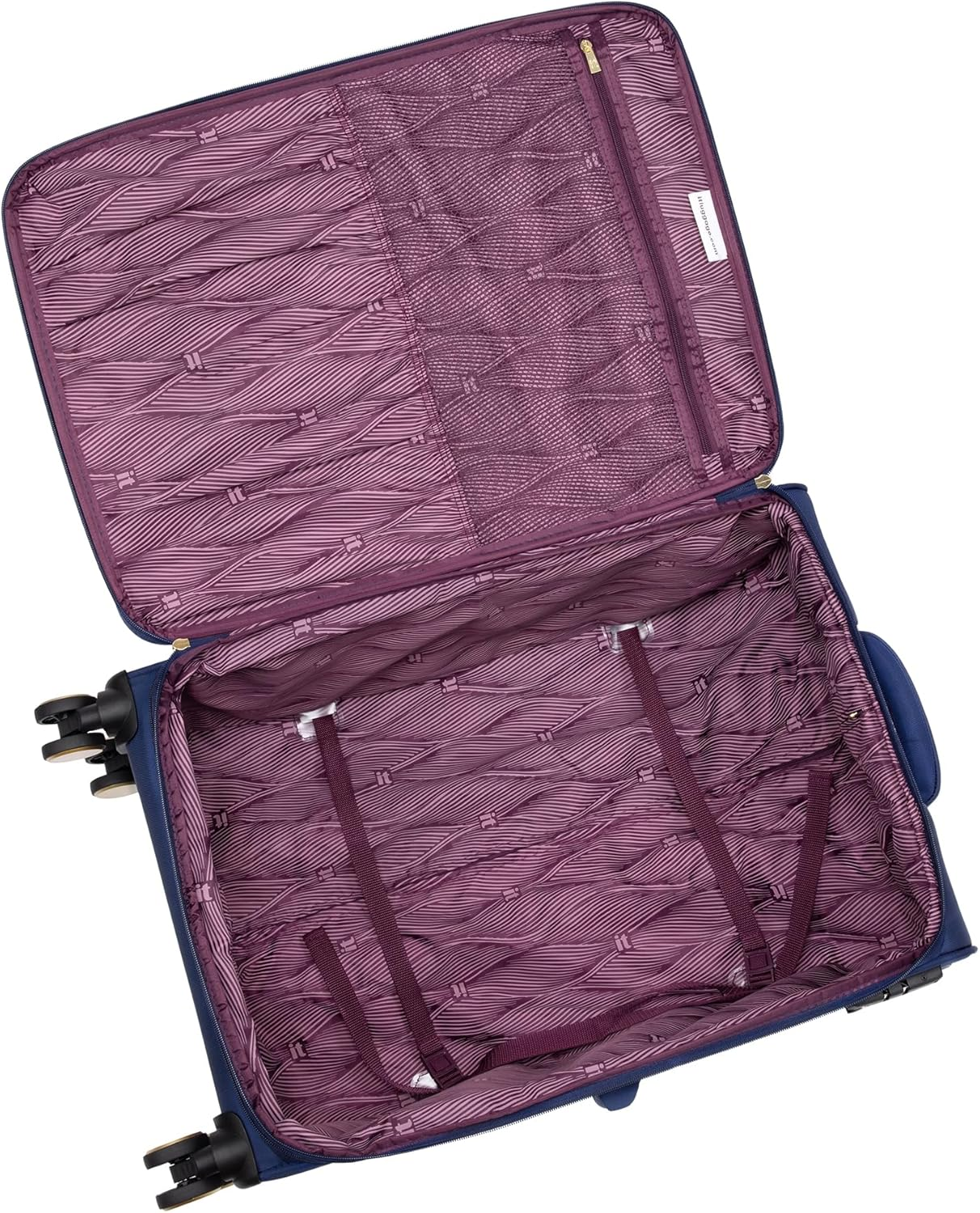 It Luggage Glimmering 28" Softside Checked 8 Wheel Expandable Spinner - Black image number 5