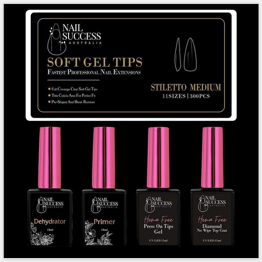 Soft Gel Press on Nail Kit - HEMA Free image number 6