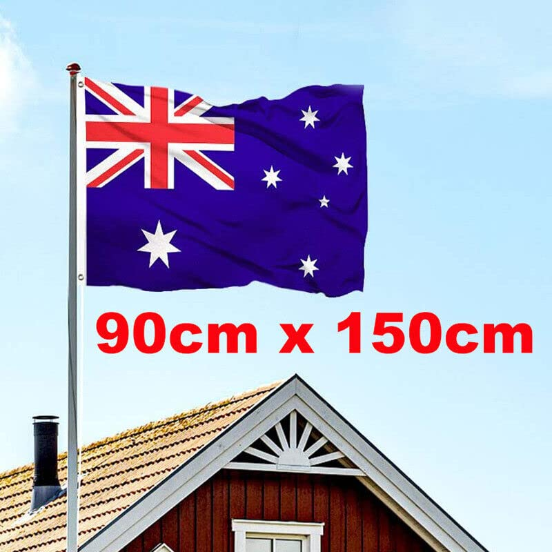 AIMALL Large Australian Aussie Flag Australia Day Oz Heavy Duty Outdoor 90Cm X 150Cm image number 3