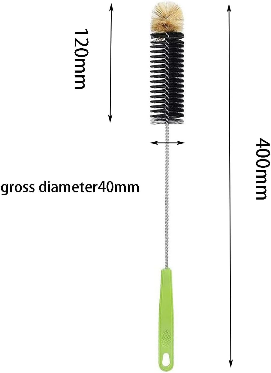 Long Handle Bottle Brush, Sport Water Bottles, Narrow Neck Thermos & Glassware Cleaning, Durable Cup & Kettle Brush with Ergonomic Grip image number 2