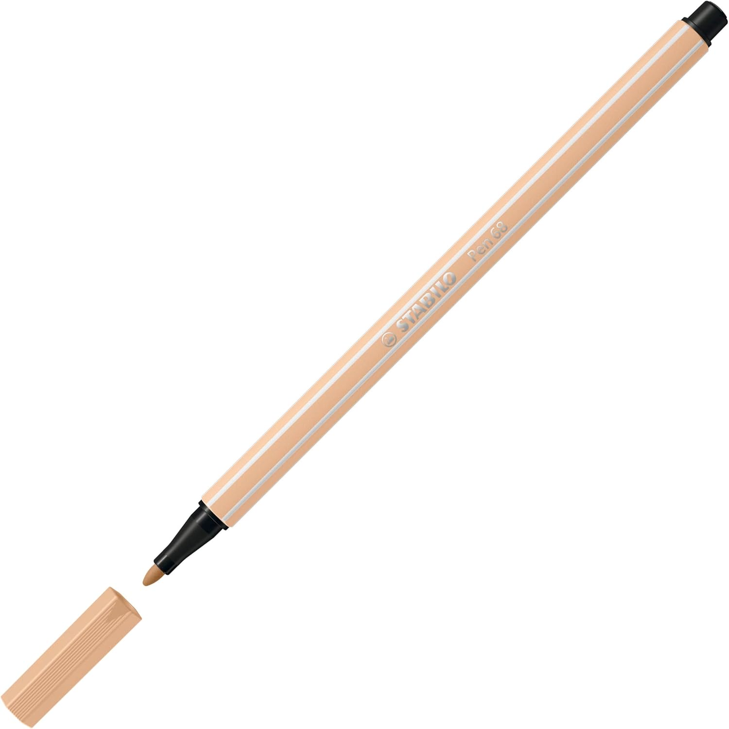 Premium Felt Pen - STABILO Pen 68 Naturecolors - Pack of 10 - with 10 image number 1