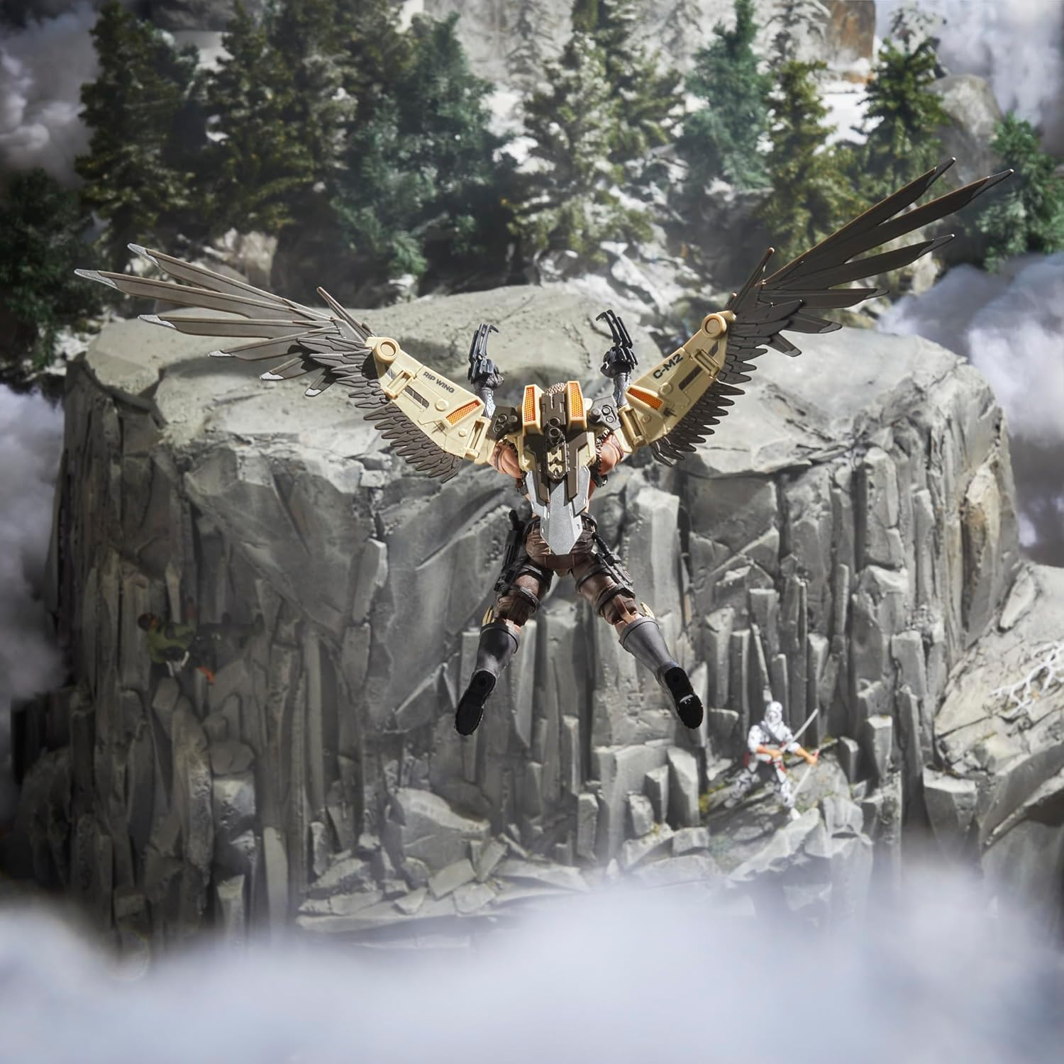 G.I. Joe Classified Series #139, CHIP Raptor Talon & General Ledger, Collectible 6 Inch Action Figure & Pet with 7 Accessories; Articulated Wings image number 5