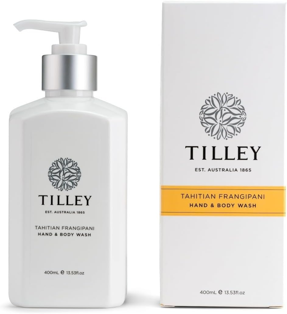Tilley Classic White Tahitian Frangipani Hand & Body Wash 400 Ml