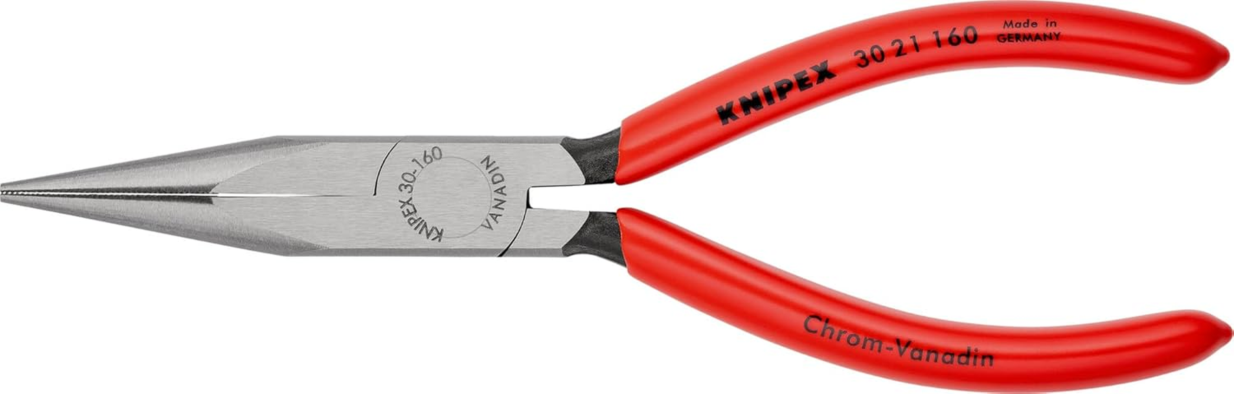 Knipex 30 21 140 Long Nose Plier, 42 Mm Jaw Length X 2.5 Mm Tips Width