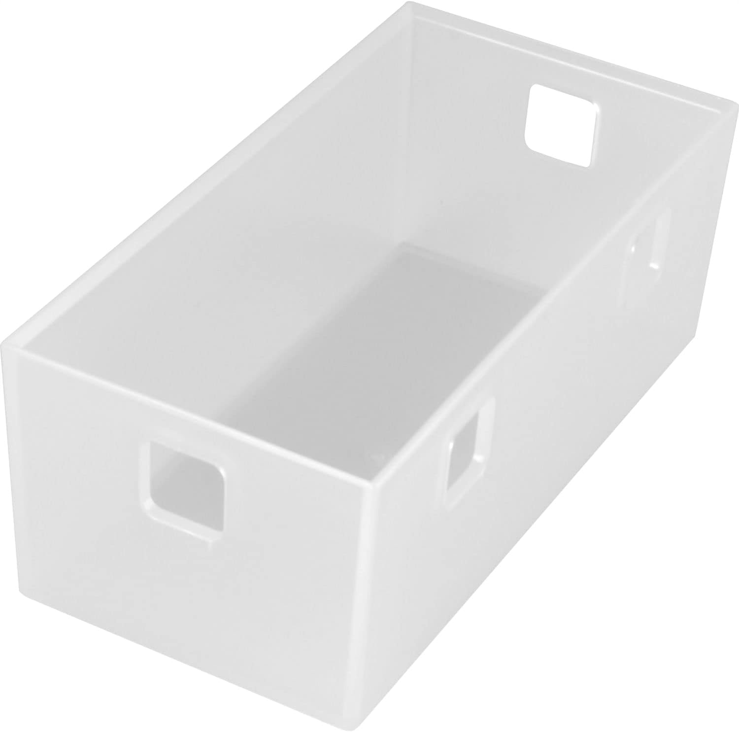 NINKA 5017.11 20909 White Translucent Banio Drawer Container 2-Compartment Storage Container Organiser 164 X 84 Mm Plastic image number 3