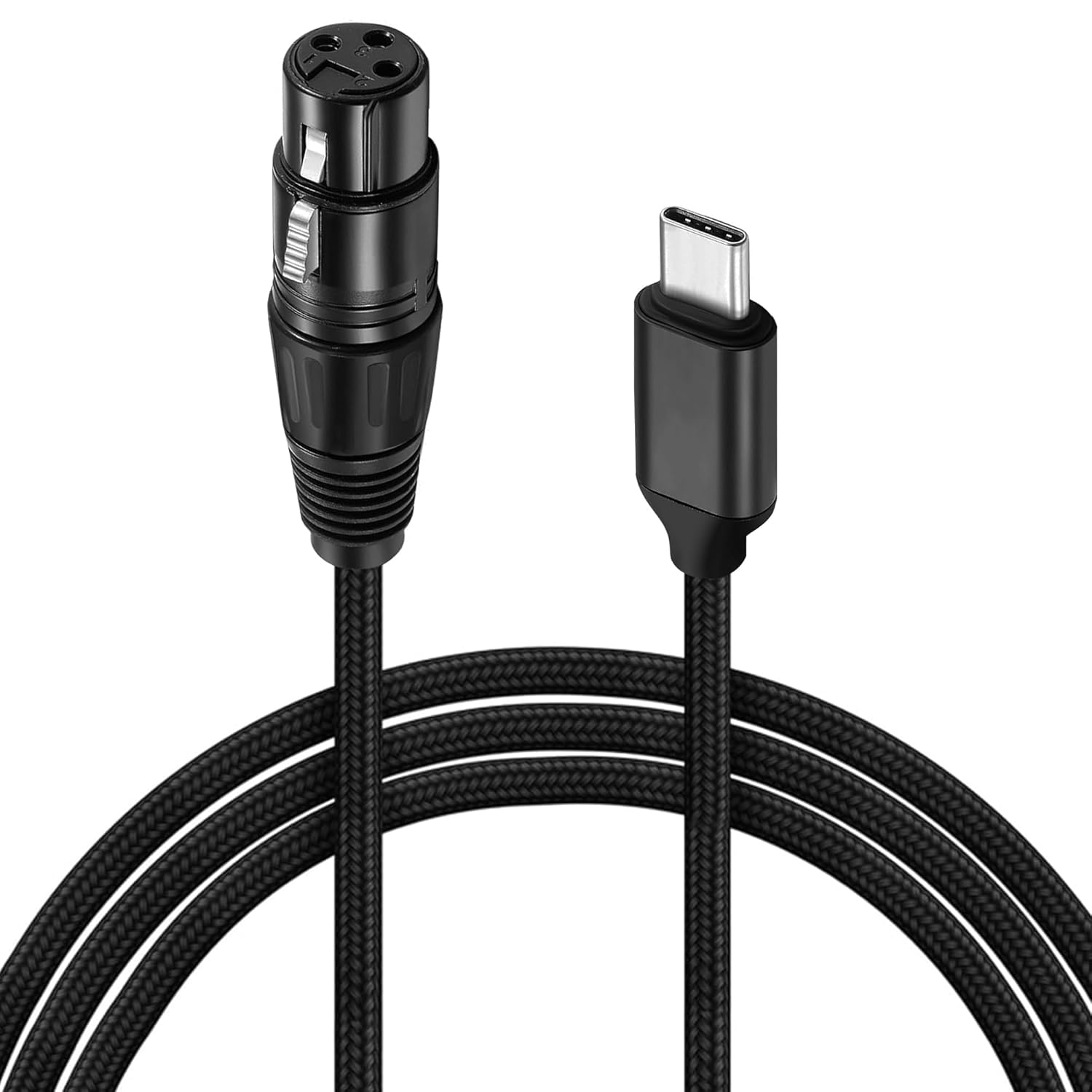 USB to XLR Cable, 3 M, for Phone to Microphone, Studio, Audio, Link Cable, Compatible with Mac OS X, Windows 98SE, 2000, XP, Vista, Windows7, Windows 8, Audio Video, Accessories USB Microphone Cable. image number 1