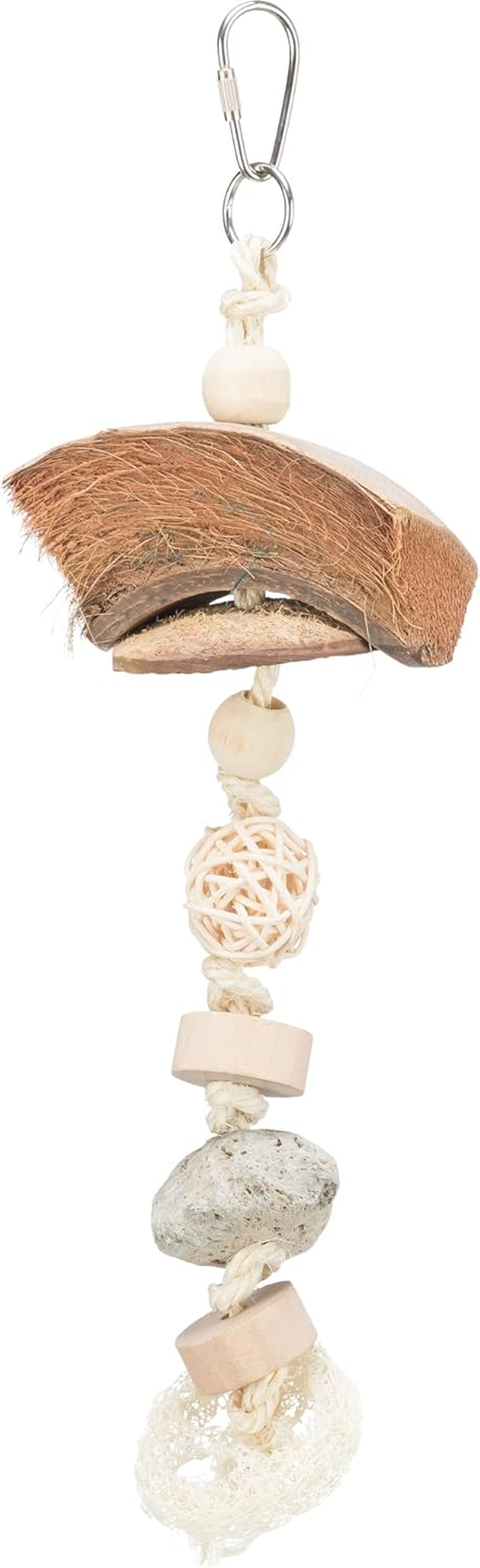 TRIXIE Natural Toy, Coconut/Rattan/Lava Stone image number 2