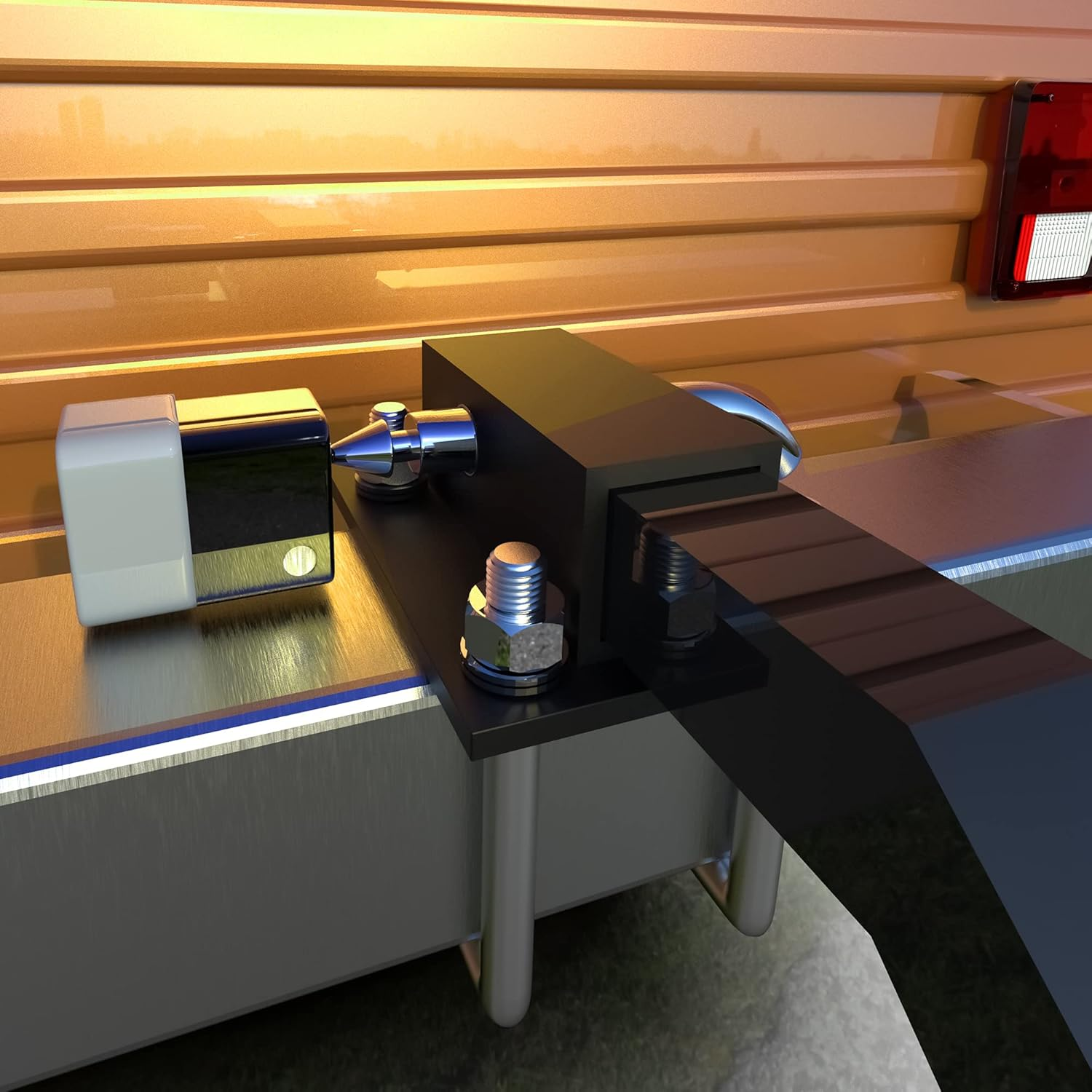 Oxgord Hitch Pin Lock Receiver Swivel Head with Adaptor Class 2 and Class 3 image number 6