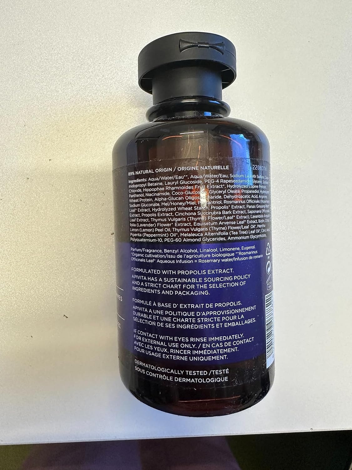 Apivita Men Tonic Shampoo 250 Ml image number 3