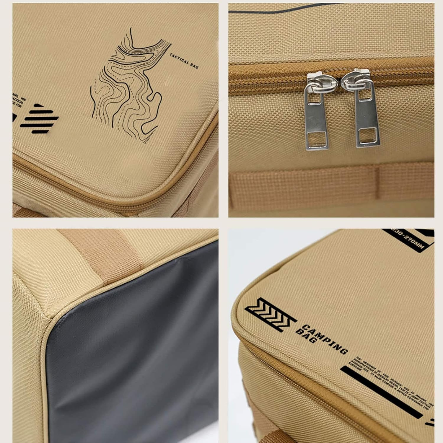 Aebtoe Camp Gear Storage Bag, 30L Utility Duffel Foldable Container with Handle, Camping Organizer Cookware Storage Bags for Moving Dorm Garage Drinks Stove Food Bowl Pot image number 1