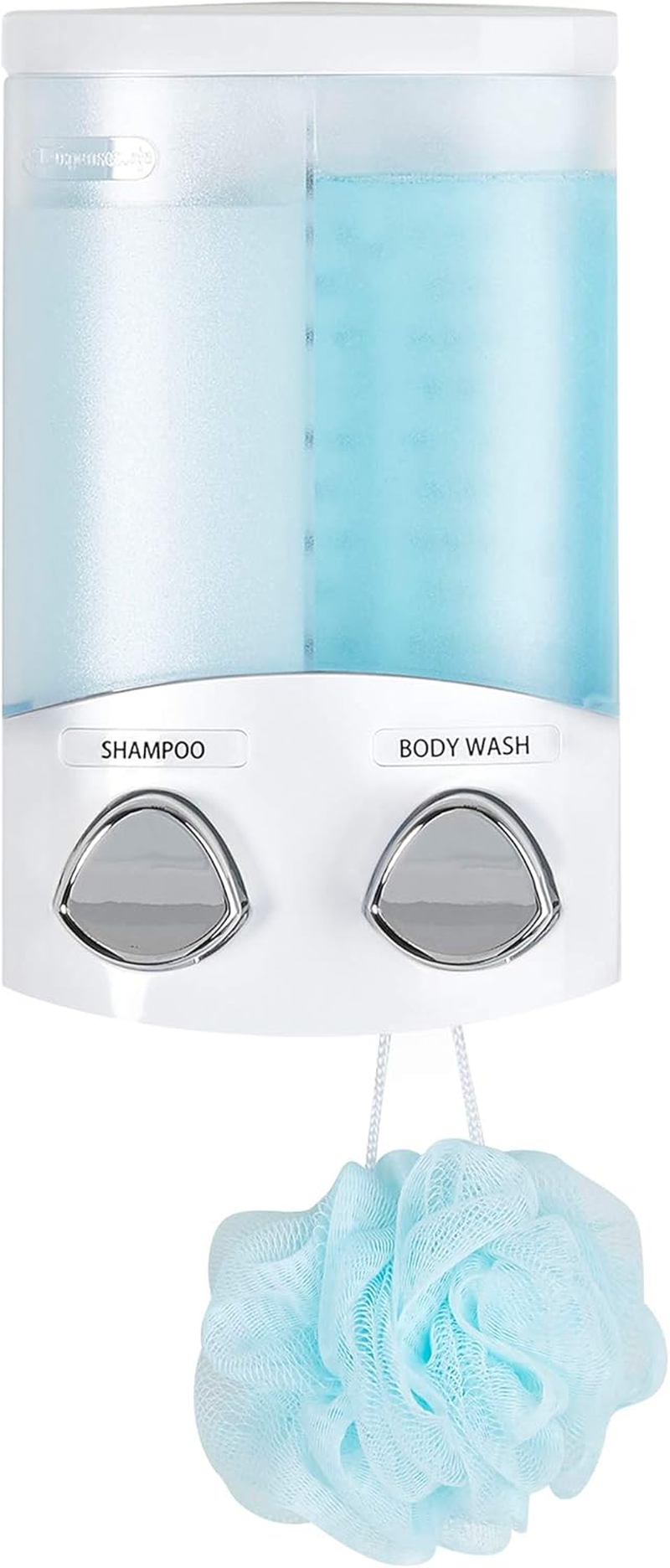 Better Living Products, White 76254-1 Euro Series 2-Chamber Soap and Shower Dispenser image number 4