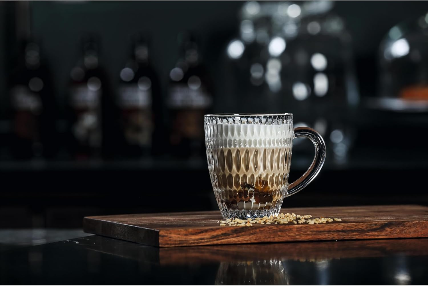 Nachtmann 104908 Set of 2 Crystal Glass Coffee Mugs 392 Ml Ethnic Barista image number 4