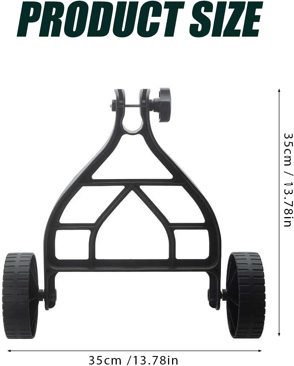 String Support Weed Trimmer Wheel 26Mm-28Mm Wheels ABS Adjustable Support Wheel for Trimmer Black Lawn Tool Attachment for We-Ed Trimmers Grass Cutter image number 2