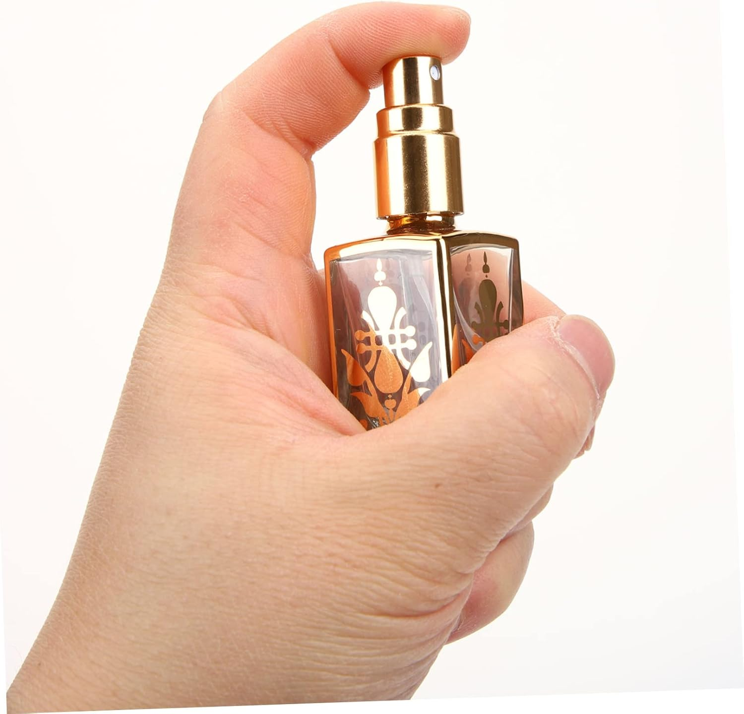 5Pcs Refillable Glass Vintage Perfume Bottles Empty Perfume Bottle for Travel Atomiser image number 3