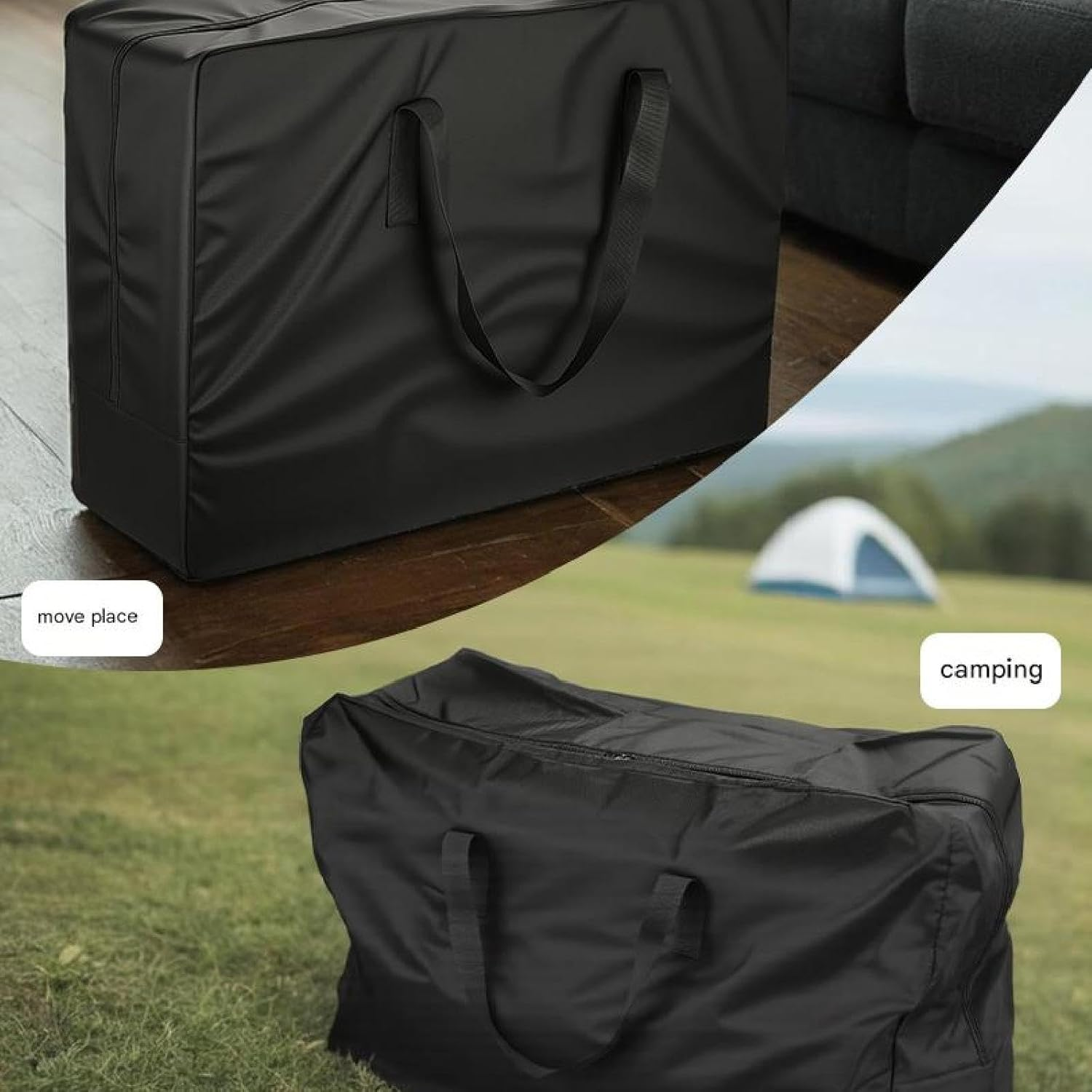 Abbraccia Storage Bag for Wagon Moving Tote Raindproof Reusable Travel Carrier Duffle Bag for Sports Hiking Pillows Laundry Stroller image number 1