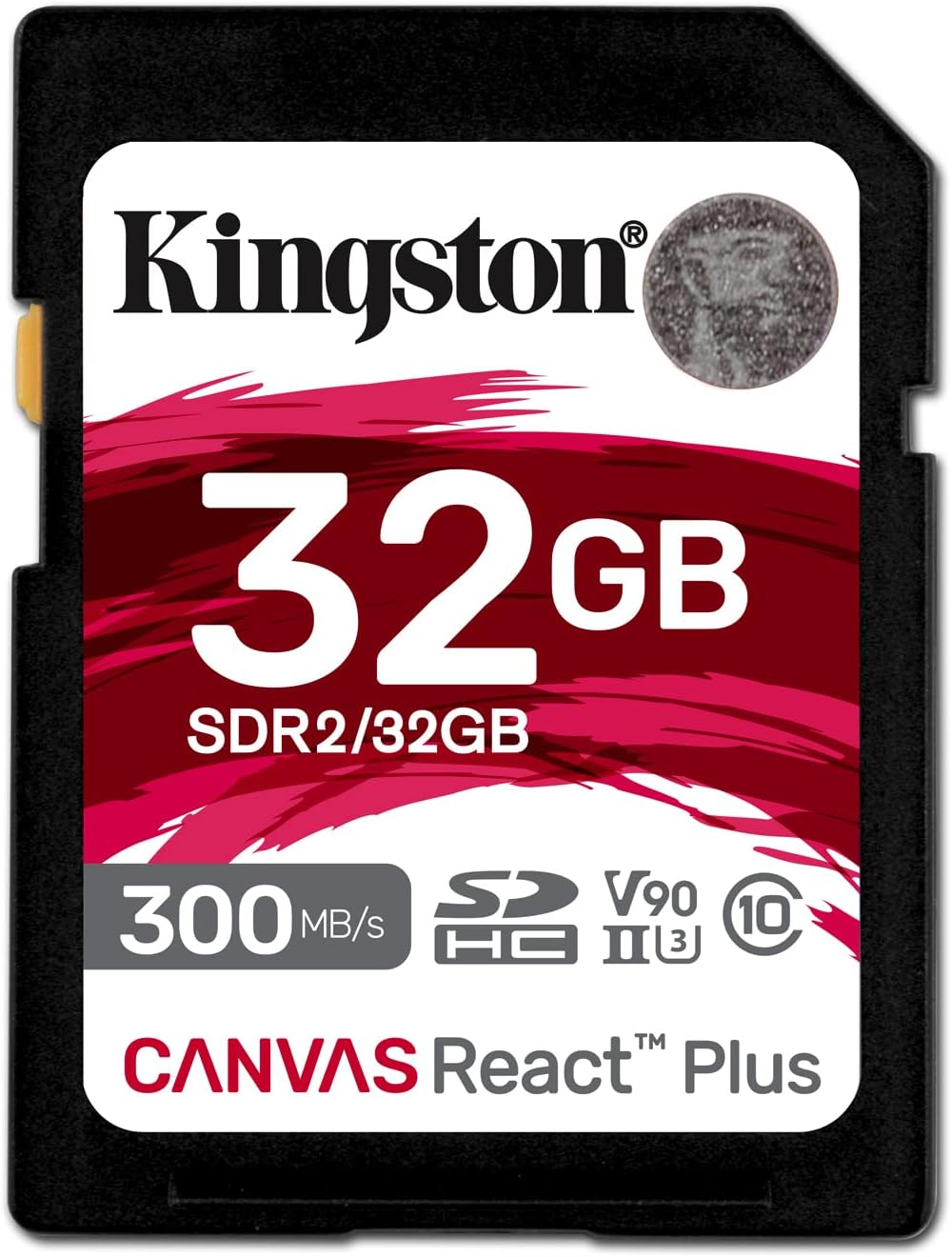 Kingston 32 GB Canvas React plus SD Memory Card, Black image number 4