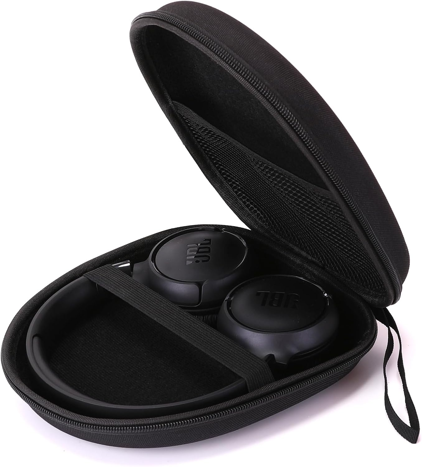 Ginsco Universal Headphone Case Compatible with JBL Tune 510BT 720BT, Sony WH-CH 720N/WH-CH520, with Sony/Jbl/Soundcore Q20 Q30/BERIBES/TOZO/KVIDIO Etc Wireless Headphones Black image number 2