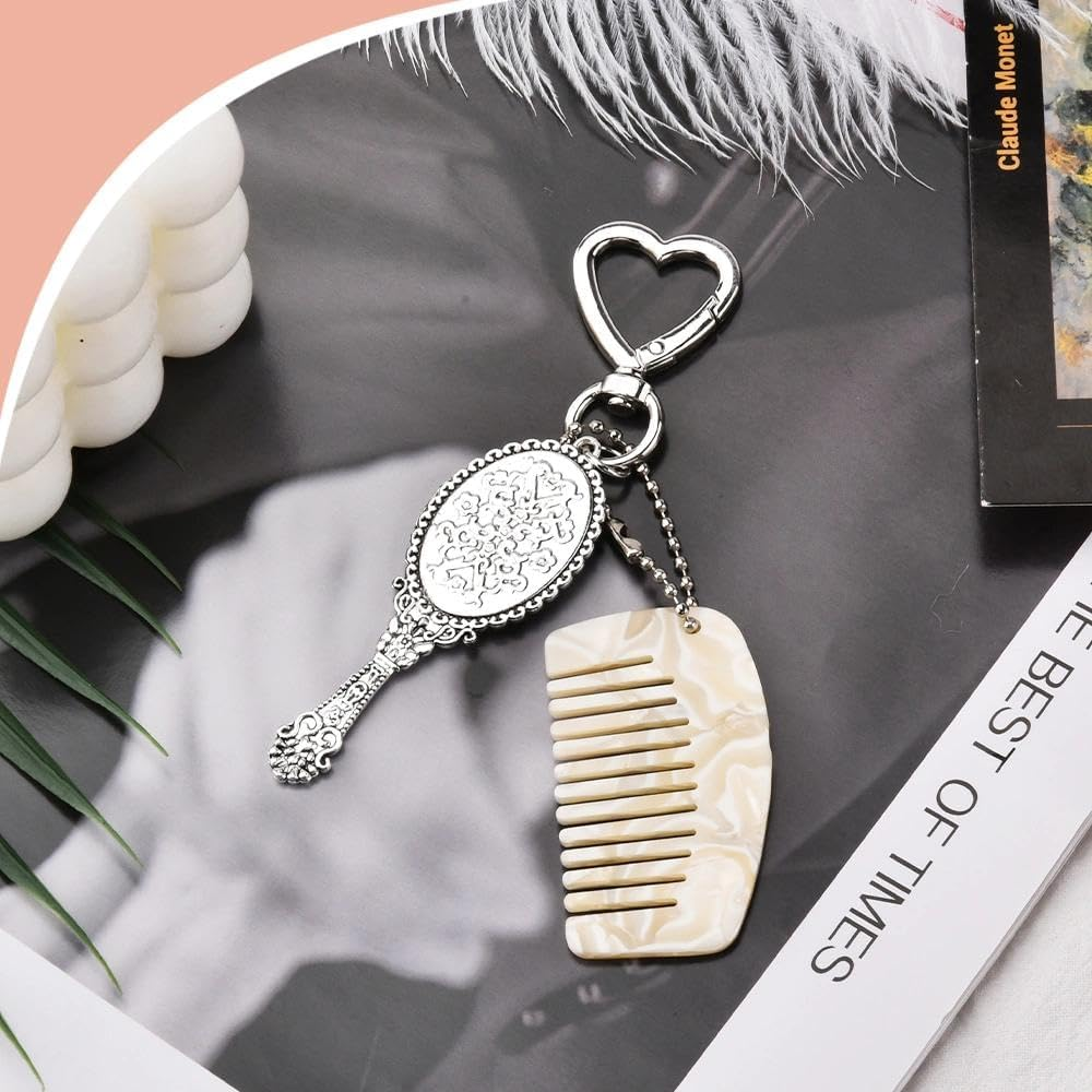 Acetate Keychain for Women Leopard Bag Charm Key Chain for Handbag Crossbody Bag Phone Car Keyring Accessory image number 2