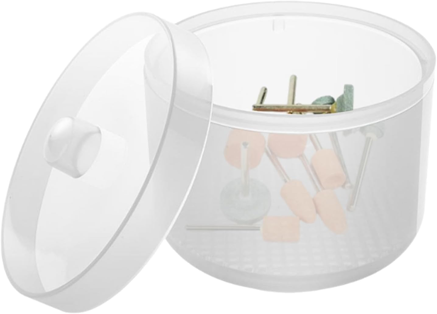 Nail Tool Cleaner, Manicure Cleaning Container, High Temperature Resistant Nail Tool Cleaning Box for Manicure, Pedicure, Home, Travel