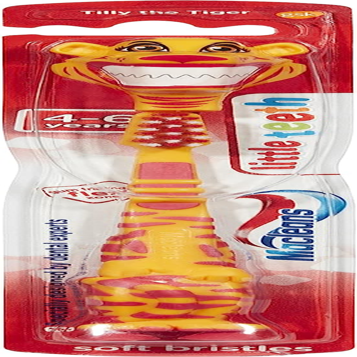 Macleans Kids Little Teeth Soft Toothbrush for Children 4-6 Years, Flex-O-Friends, Assorted Colors (Pack of 3) image number 3