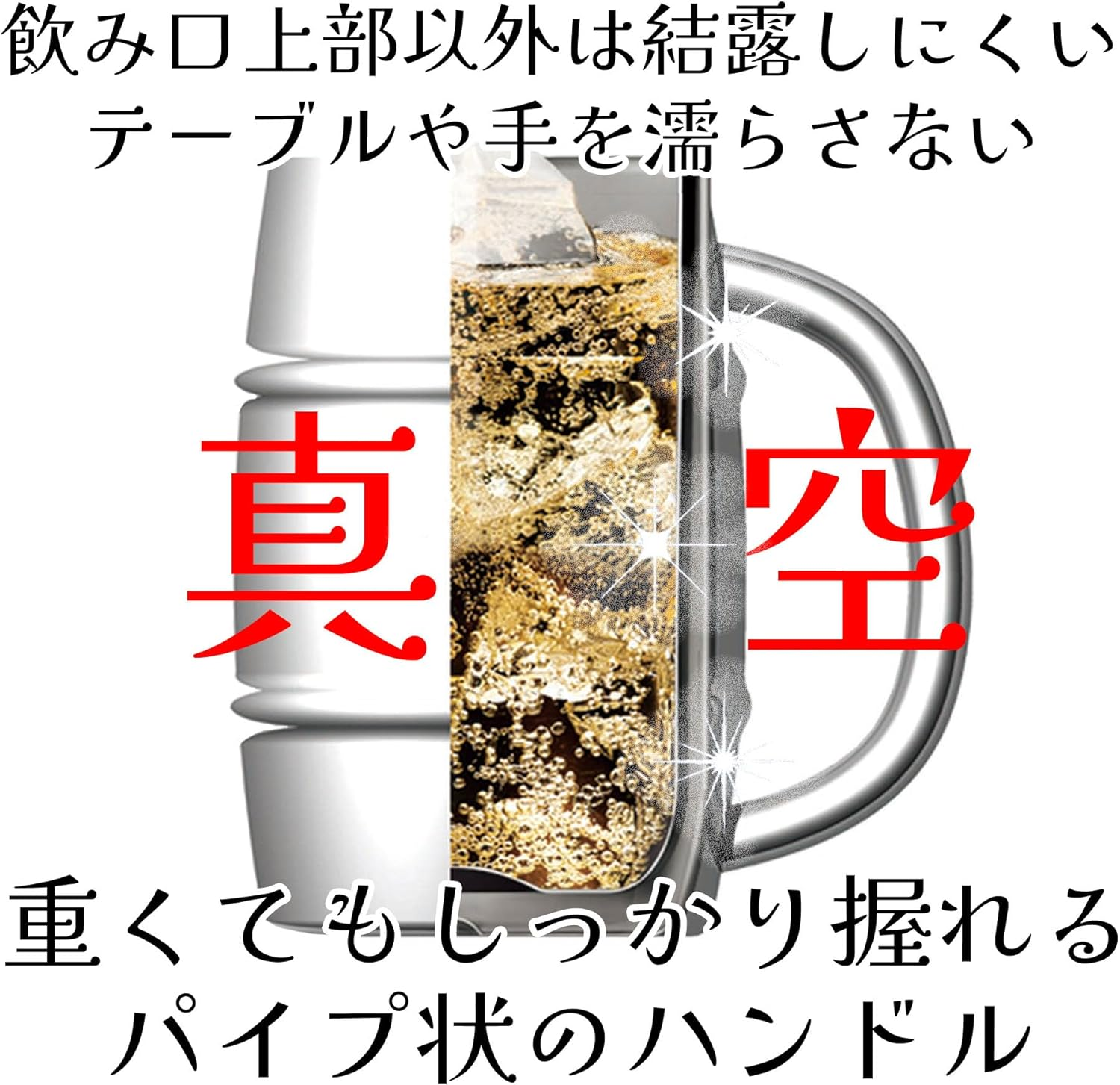 Nagao Mega Jug, 3.3 Fl Oz (1 L), Stainless Steel Barrel Type, Double Wall Vacuum Structure, Highball, Beer, Maximum, Stainless Steel Drinkware, Mug, 0.3 Gal (1 L)