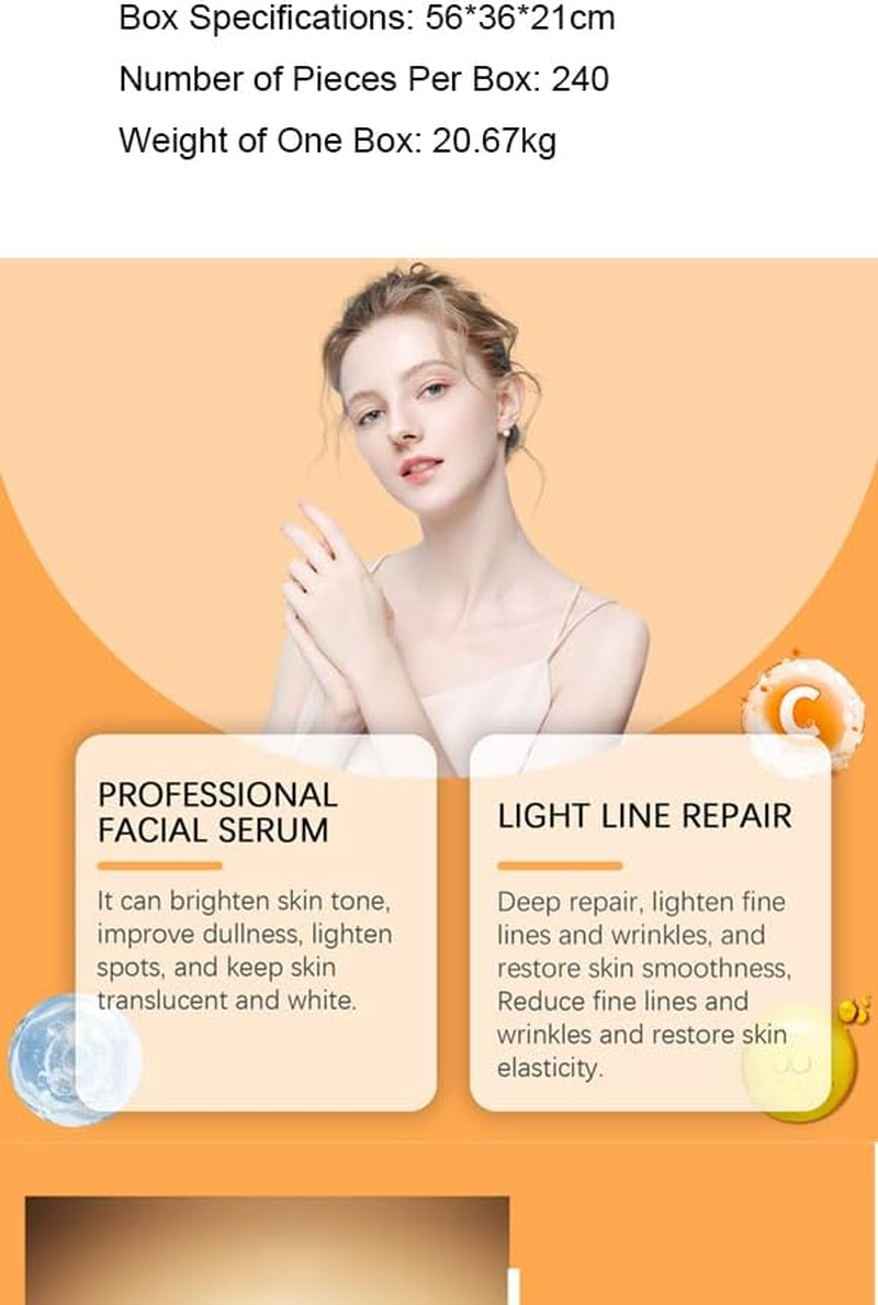 STR- Premium 20% Vitamin C Serum for Face with Hyaluronic Acid, Retinol & Amino Acids - Boost Skin Collagen, Brighten Hydrate & Plump Skin, anti Ageing & Wrinkle Facial Serum, Cosmetic Ingredient - 2.02Fl.Oz / 60Ml image number 4