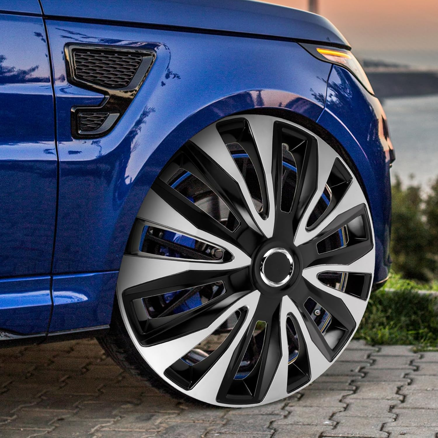 Auto Hubcap Wheel Rim Cover Replacement for Cars Trucks Decorative Hubcups Wheel Cover