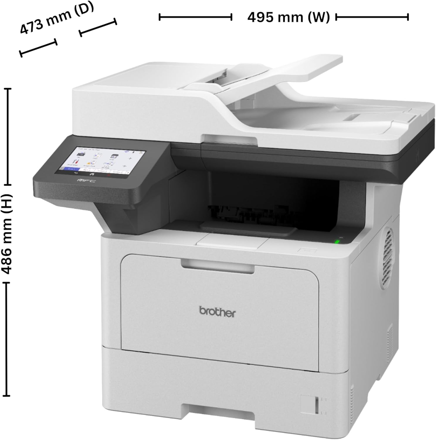 Brother MFC-L5915DW Mono Laser Multi-Function Centre, A4, 50Ppm, White